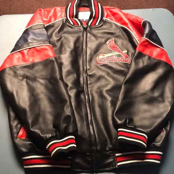 MLB Other - Men’s St. Louis Cardinals Faux-Leather Jacket